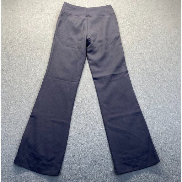 J.Crew‎ Women's Charcoal Pants Size 2,Favorite Fit,100% Wool,Lined,Pockets,Zip - Picture 2 of 11